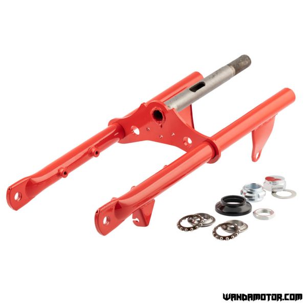 Front fork Z50M Monkey type for drum brake red-1